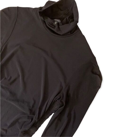 GUCCI Made in Italy GG Logo Turtle Neck |Size:S| - Picture 8 of 12
